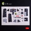 Kelik K48134 F-101B VooDoo - interior 3D decals for Zimi Model/KittyHawk kit (1/48)